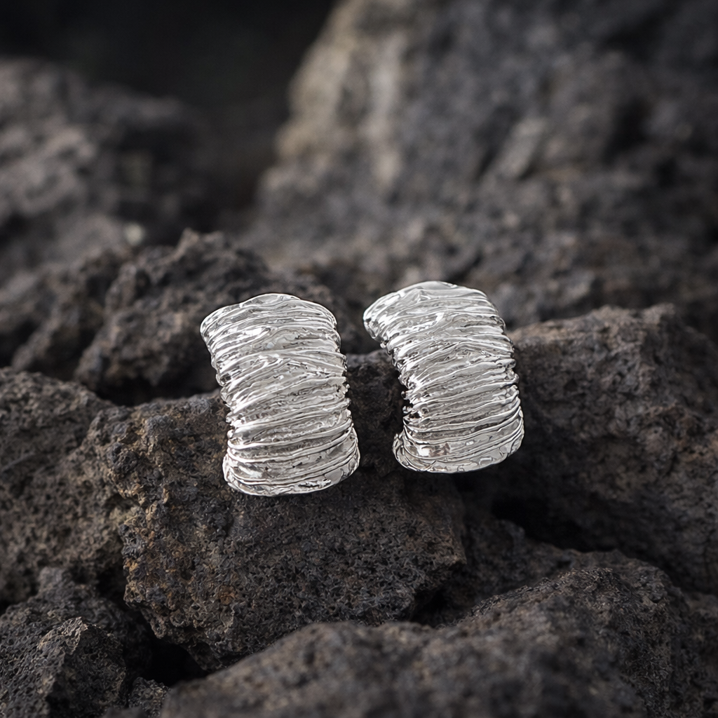 Punk Geometric Stud Earring