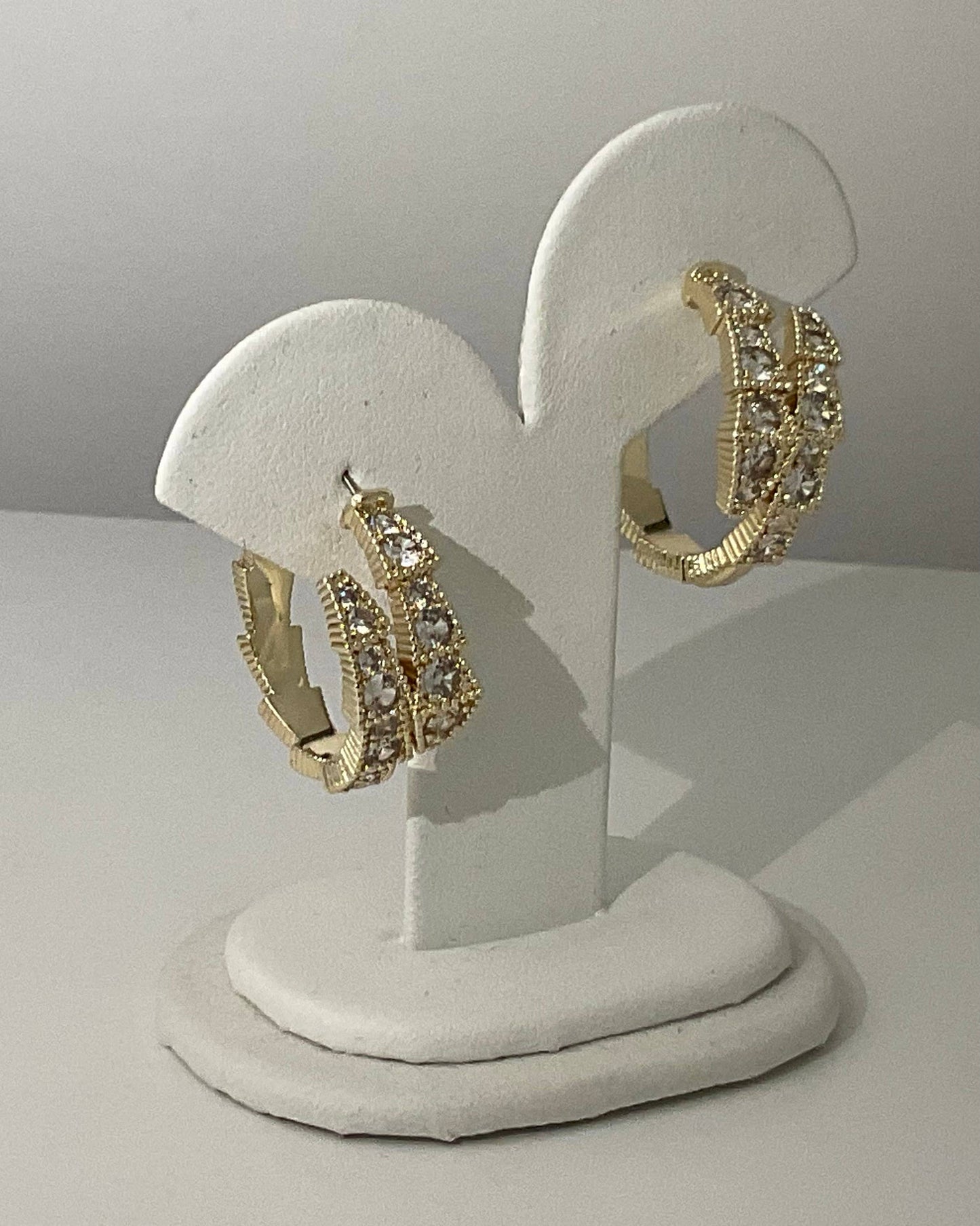 18kgp Statement Hoop Earrings