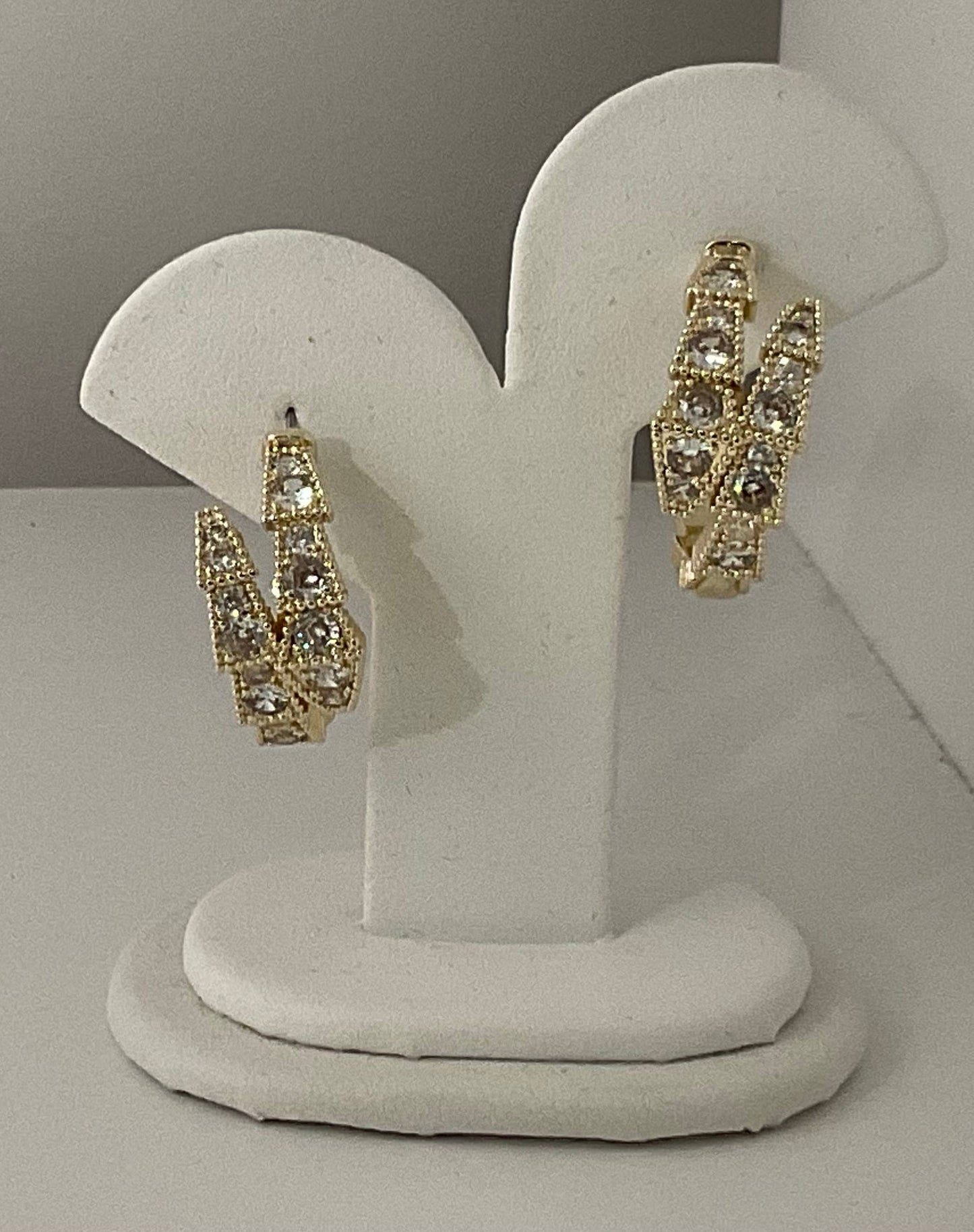 18kgp Statement Hoop Earrings