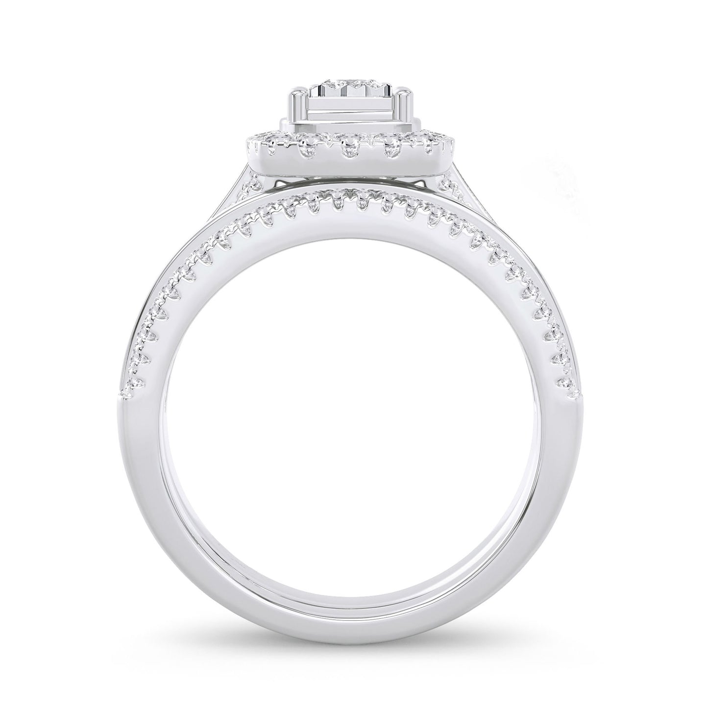 Lab-Grown Diamond 14k 0.64CT Diamond Bridal Ring