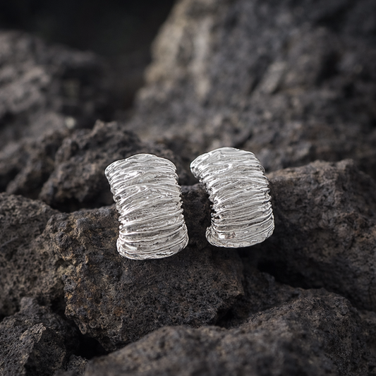 Punk Geometric Stud Earring