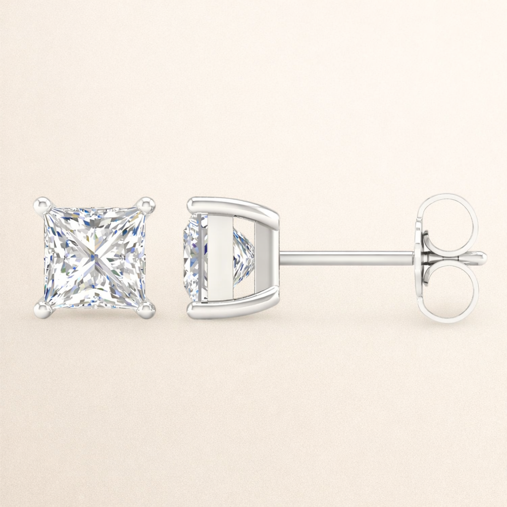 14K 2.00CT CERTIFIED LAB GROWN DIAMOND EARRINGS (IGI CERTIFIED)