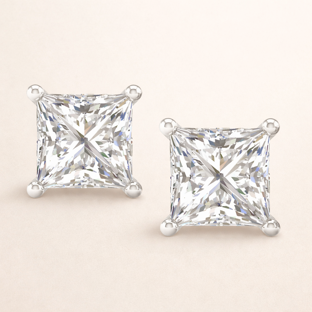 14K 2.00CT CERTIFIED LAB GROWN DIAMOND EARRINGS (IGI CERTIFIED)