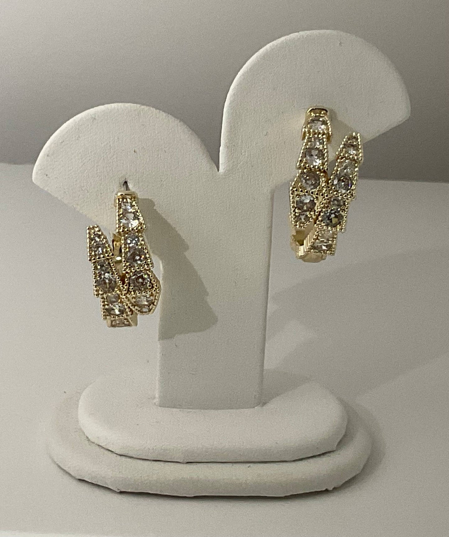 18kgp Statement Hoop Earrings