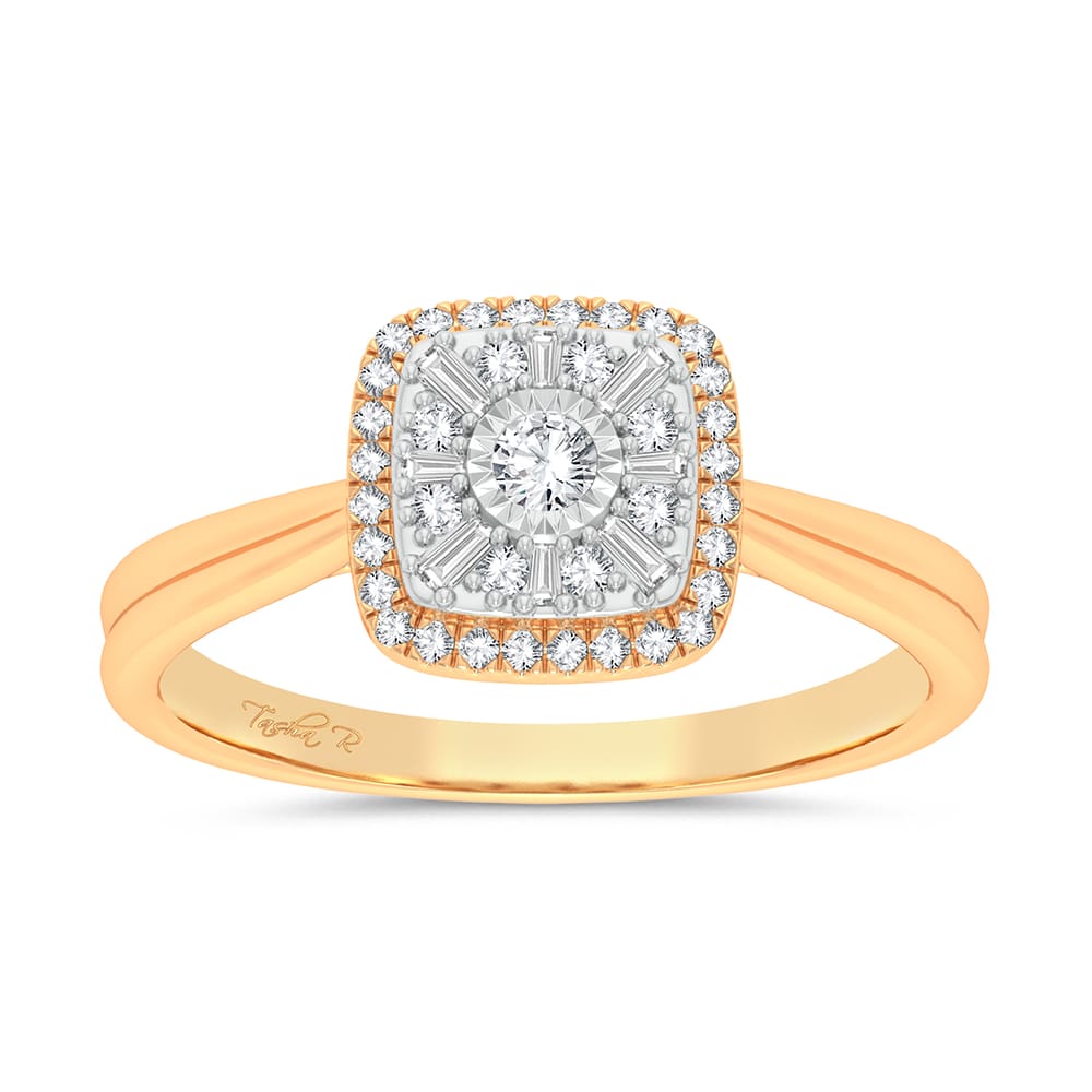 14K Yellow Gold 0.25ct Fashion Ring