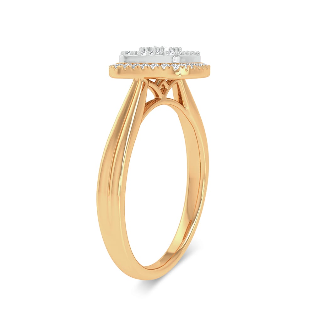 14K Yellow Gold 0.25ct Fashion Ring